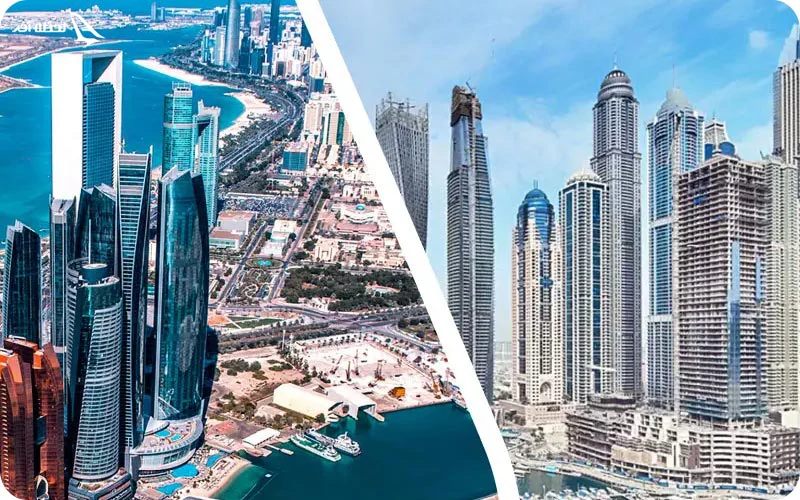 سفری کوتاه در قلب امارات فاصله ابوظبی تا دبی