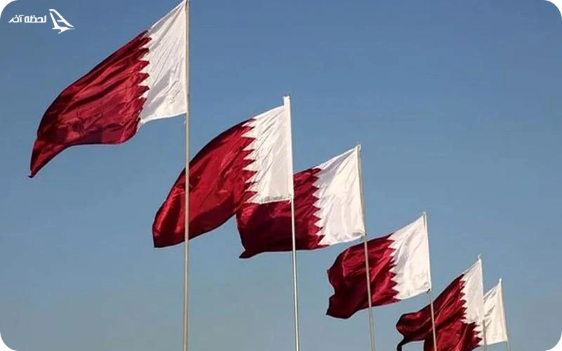 پرچم قطر پرچم قطر