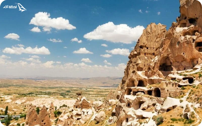 زمستان در کاپادوکیا؛ کشف زیباییهای قلعه اوچیسار قلعه اوچیسار؛ منظره ای از بهشت زمستانی