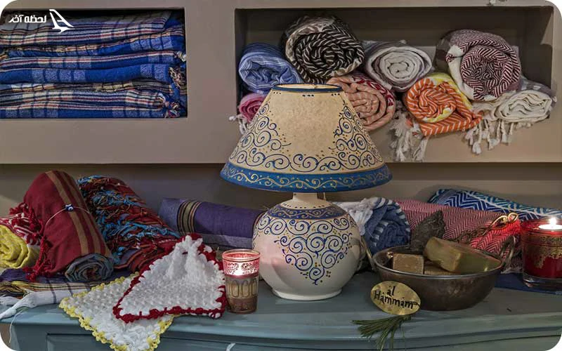 وسایل حمام ترکی لوازم جانبی سنتی حمام ترکی