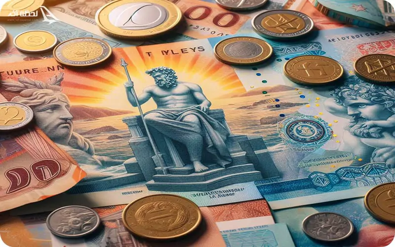 عکس خیالی هوش مصنوعی از واحد پول ترکیه نرخ لیر ترکیه