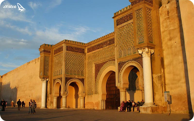 شهر مراکشی با معماری تاریخی شهر  مراکشی یا شهر سرخ در مراکش