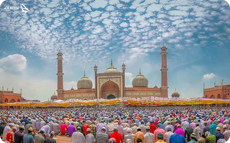 از بزرگ ترین مساجد جامع جهان مسجد جامع دهلی