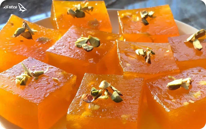 مسقطی خوشمزه ترین شیرینی عربی برای سوغات از قشم مسقطی