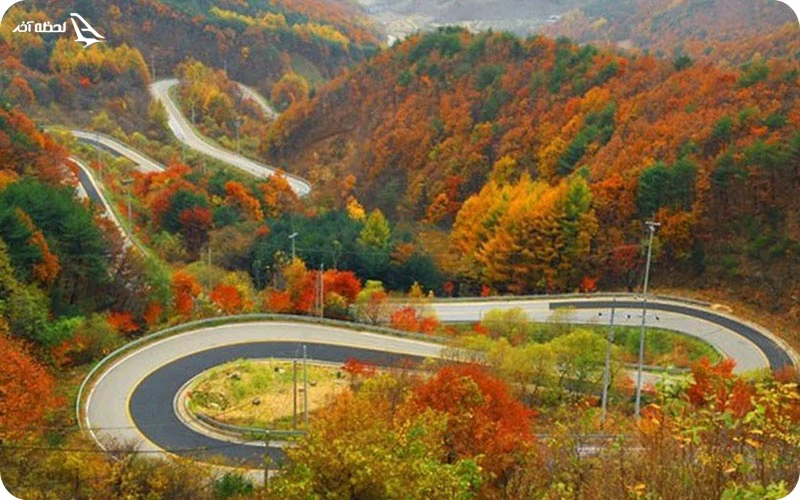 راه دسترسی به گردنه حیران