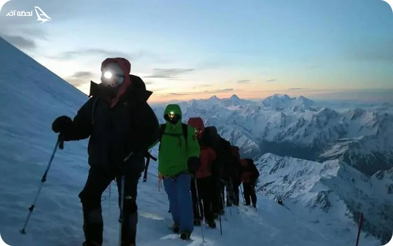 مسیر شمالی البروس؛ یک پیاده‌روی طولانی