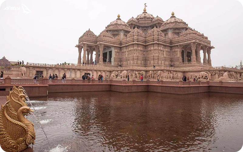 زیباترین جاذبه دهلی معبد آکشاردام