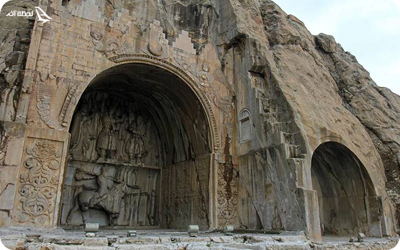 معماری طاق بستان کرمانشاه معماری طاق بستان کرمانشاه