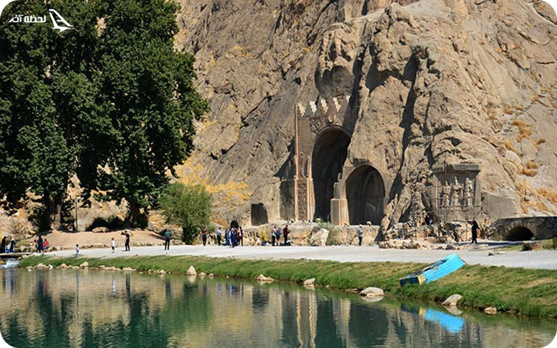 موقعیت مکانی طاق بستان موقعیت مکانی طاق بستان