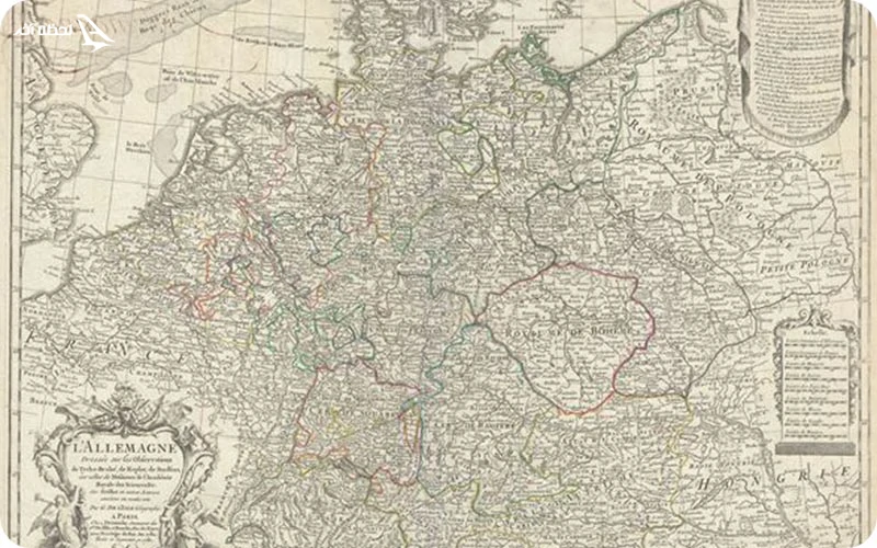 نقشه آلمان در تاریخ باستان نقشه آلمان در تاریخ باستان