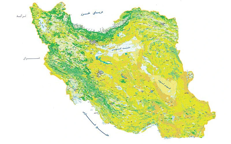 نقشه جغرافیایی ایران نقشه جغرافیایی ایران