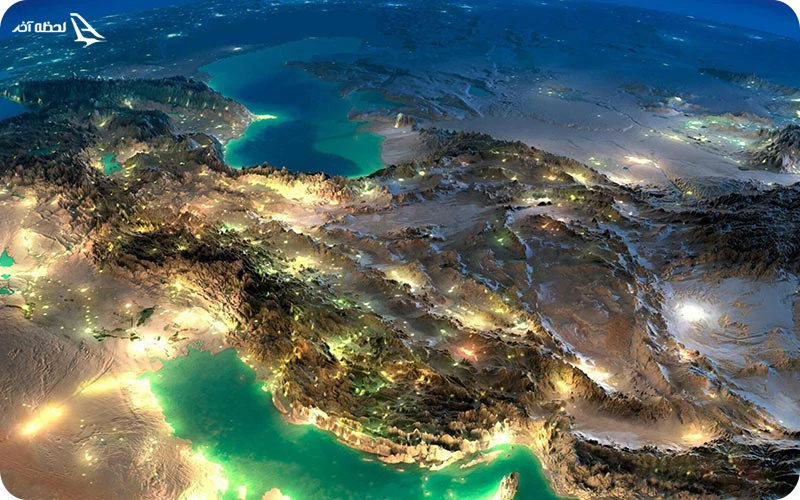 نقشه ماهواره ای ایران نقشه ماهواره ای ایران