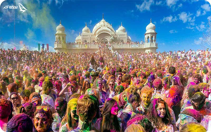 فستیوال هولی فستیوال هولی؛ جشن رنگها و شور زندگی