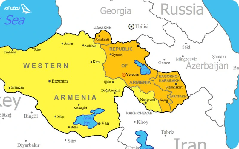 وسعت ارمنستان وسعت و جمعیت ارمنستان؛ نگاهی به مساحت کشوری کوهستانی