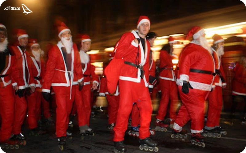 کریسمس به سبک ونزوئلایی؛ عبادتی روی اسکیتها رسم های کریسمس در ونزوئلا؛ عبادت با اسکیت سواری