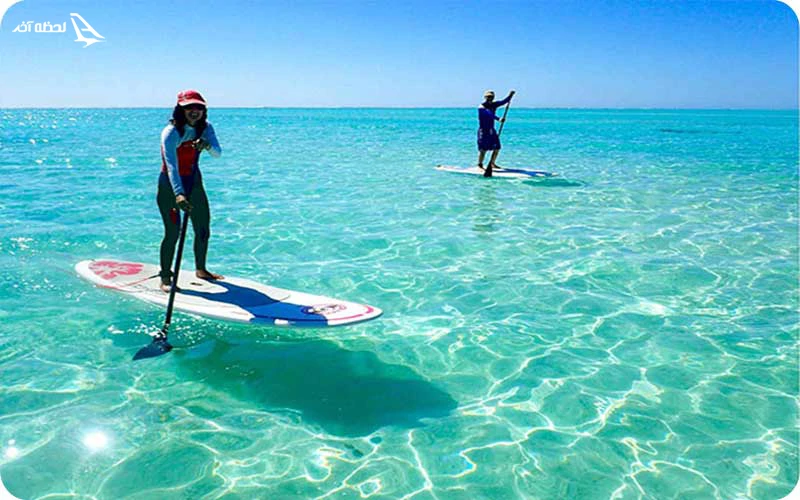 پدل برد پدل برد؛ آرامش روی دریا