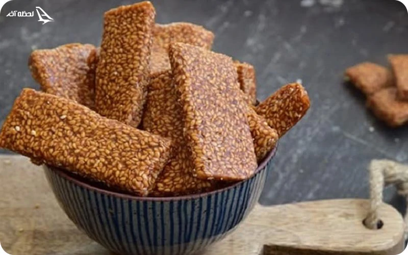 پشت زیک (حلوا کنجدی)؛ سوغات گرگان پشت زیک (حلوا کنجدی)؛ خوشمزه و مقوی