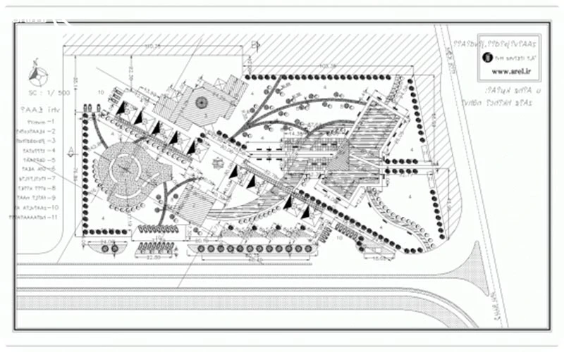 پلان پارک نیاوران پلان پارک نیاوران