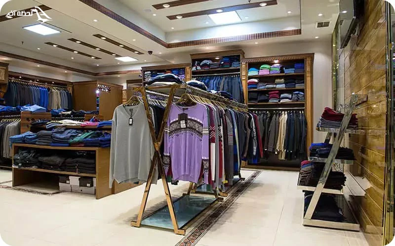 پوشاک مردانه در طبقه های مختلف پاساژ مگامال