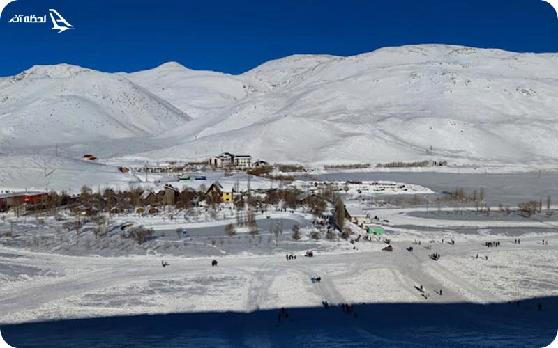 پیست اسکی پولادکف سپیدان یکی از دیدنی‌های اطراف شیراز