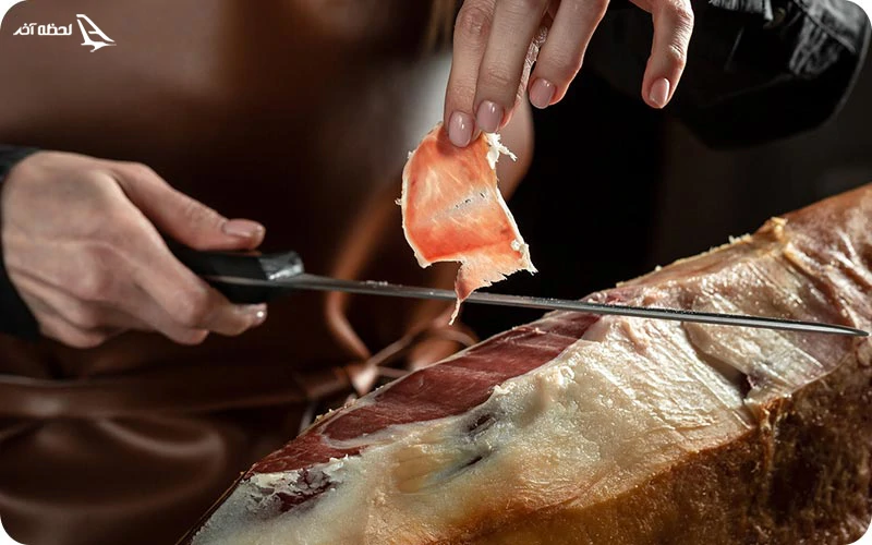ژامبون ایبری خشک شده  ژامبون ایبری خشک شده