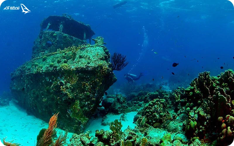 کشتی غرق شده زنوبیا یکی از جاهای دیدنی قبرس جنوبی کشتی غرق شده زنوبیا