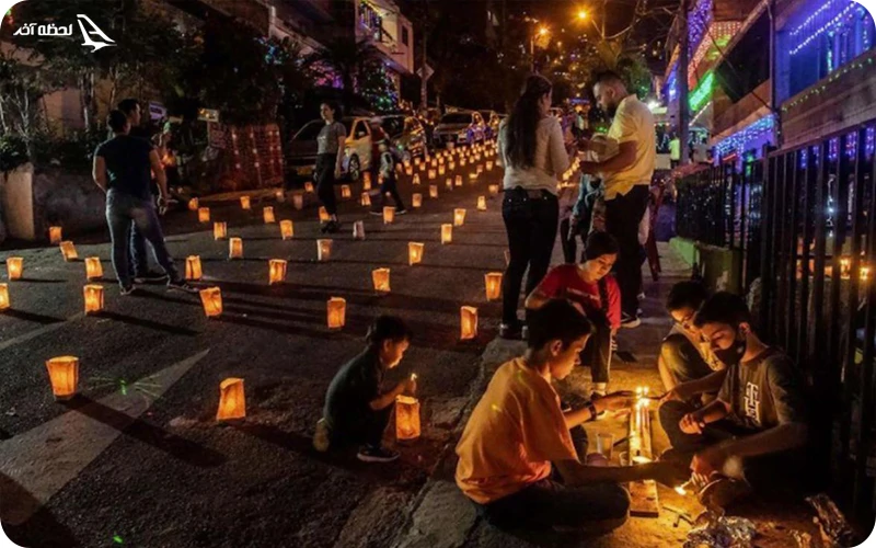 کلمبیا در کریسمس با میلیونها شمع کلمبیا؛ شب میلیونها شمع روشن