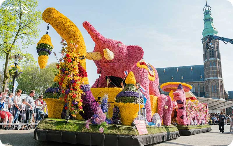 فستیوال گل لاله فستیوال گل لاله؛ بهار رنگارنگ و نماد ملی هلند