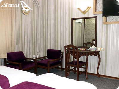 اتاق دو تخته هتل شیراز مشهد