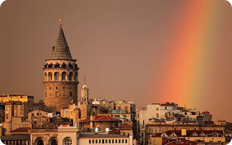 گالری تصویری از معماری و منظره برج گالاتا