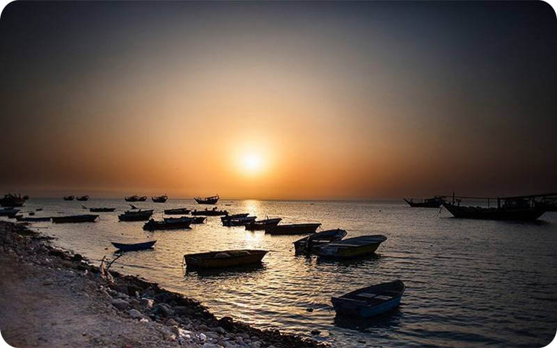 غروب جزیره شیف