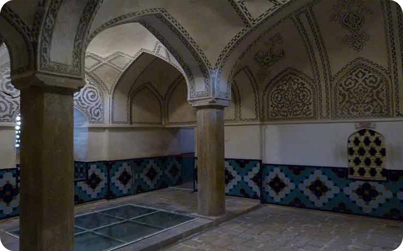 دیدنیترین زوایای حمام فین کاشان