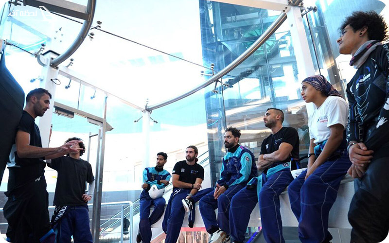 تجربه گروهی در پرواز تونل باد میکامال کیش