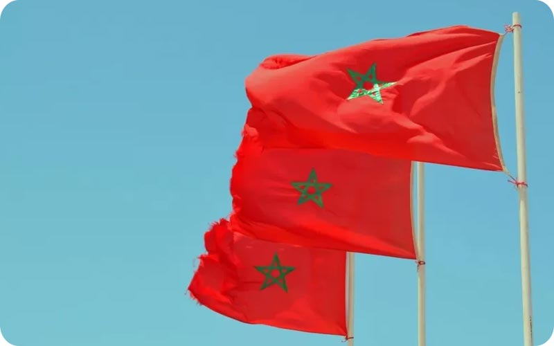 عکس پرچم کشور مراکش