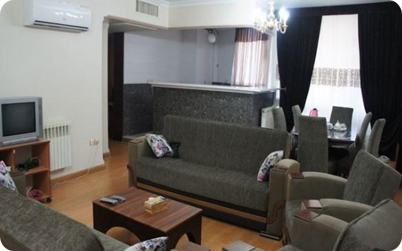 امکانات اتاق های خانه معلم کیش