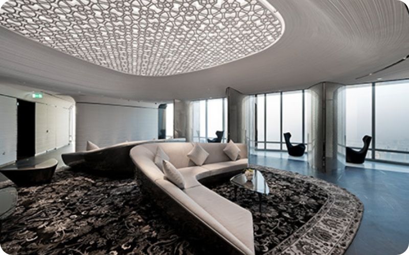 عکس از داخل برج خلیفه