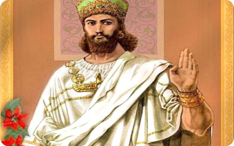 صورت کوروش بزرگ