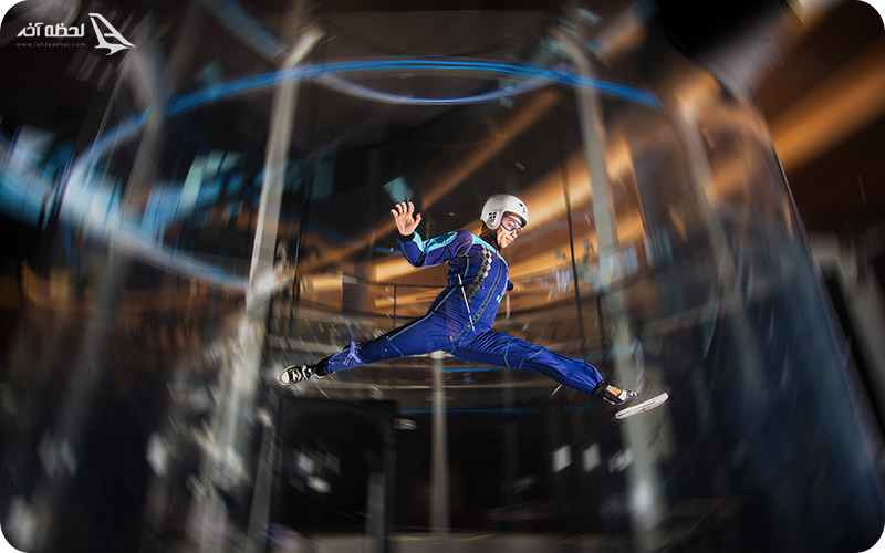 تجربه پرواز در تونل باد کیش