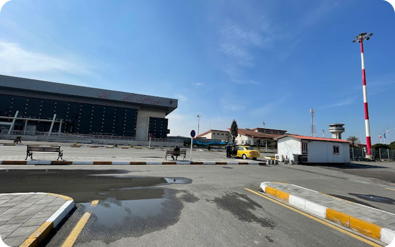 نمایی از فرودگاه گرگان