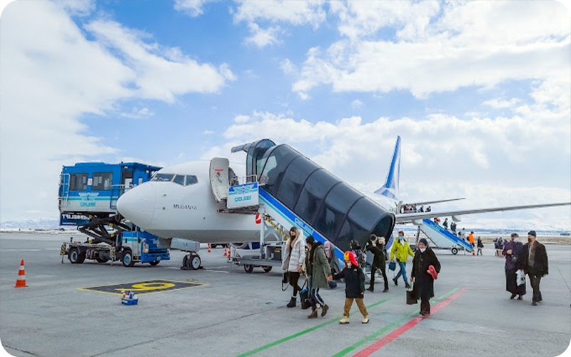 تصاویری از فرودگاه ارزروم