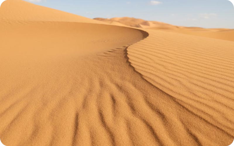 رملهای طلایی و زیبایی بیپایان کویر یزد