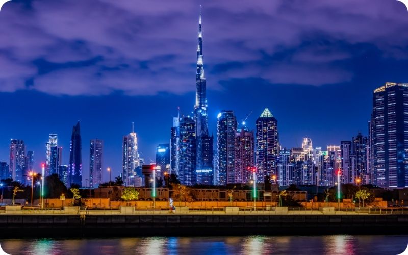 نمای برج خلیفه