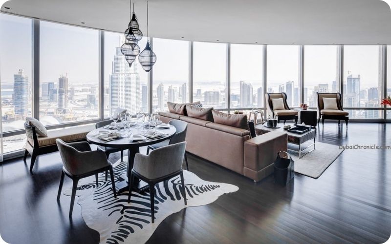 عکس از نمای داخلی برج خلیفه