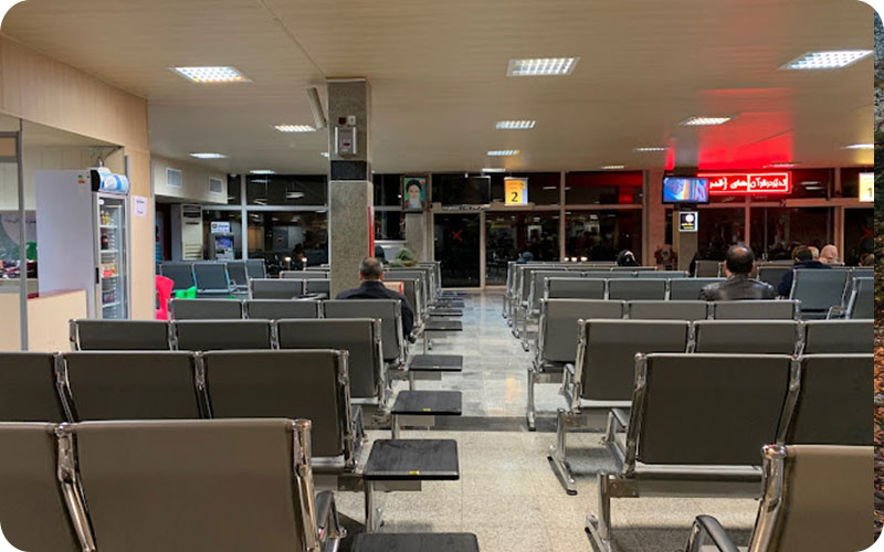 سالن انتظارات فرودگاه گرگان