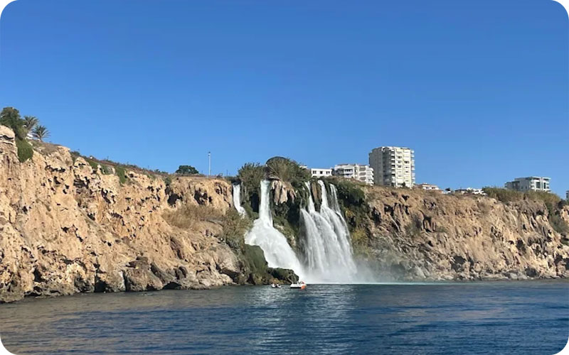 نمایی تماشایی از آبشار دودن؛ عکس‌های دیدنی از آنتالیا