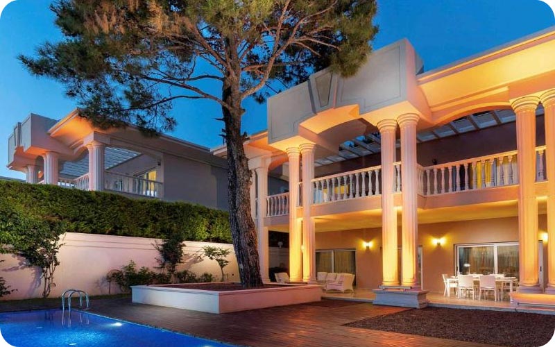 نمای ساختمانی هتل ریکسوس بدروم