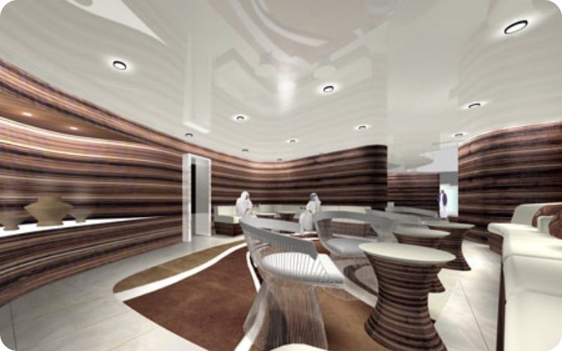 نمای داخلی برج خلیفه دبی 