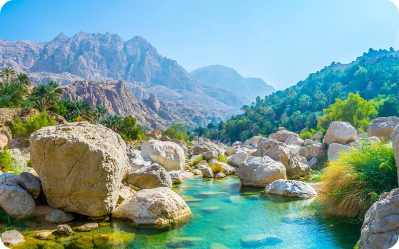 جاذبه های طبیعی کشور عمان