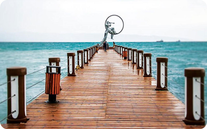 تماشای عکسهای ساحل مرجان | یکی از جاذبههای معروف کیش