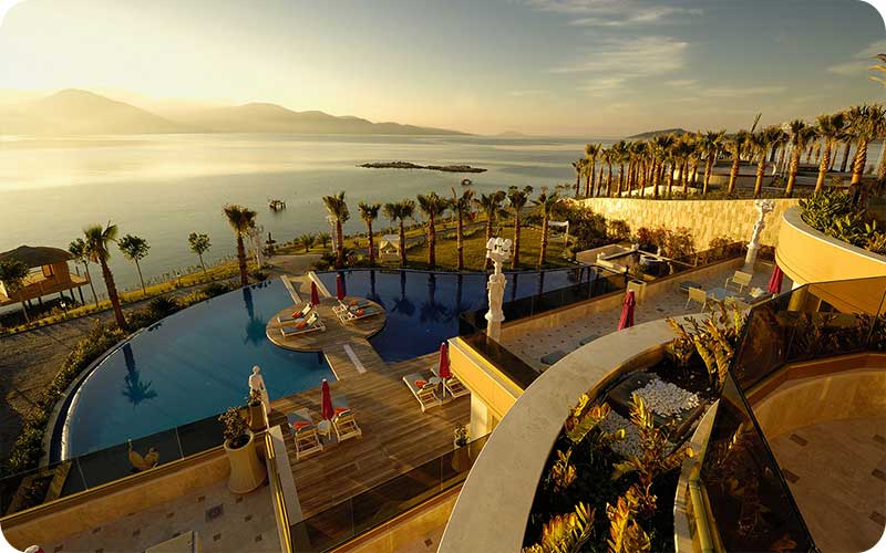 گالری تصاویر هتل جمیرا بدروم | اقامت لوکس در قلب طبیعت